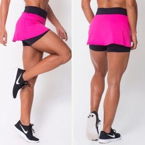 Athleisure - Pink Ruffle Skort